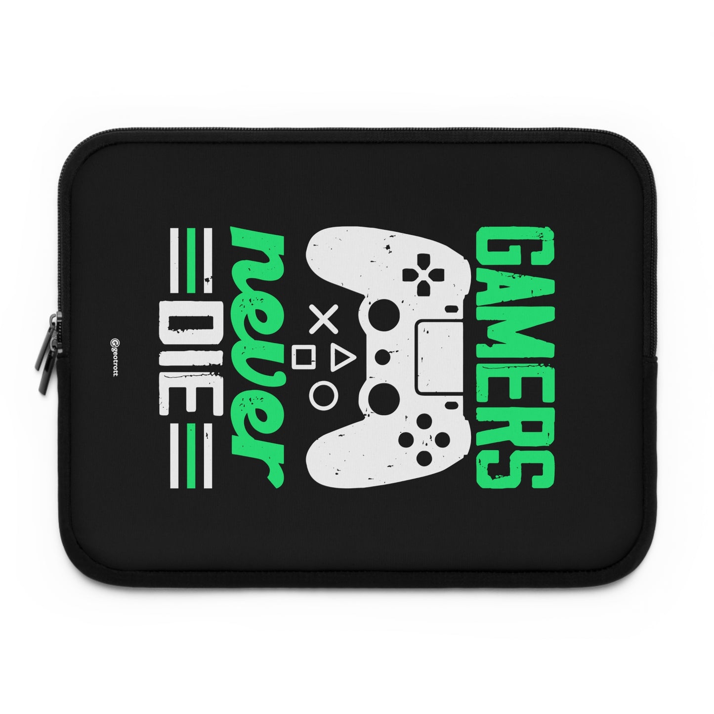 Gamers Never Die Gamer Gaming Lightweight Smooth Neoprene Laptop Sleeve