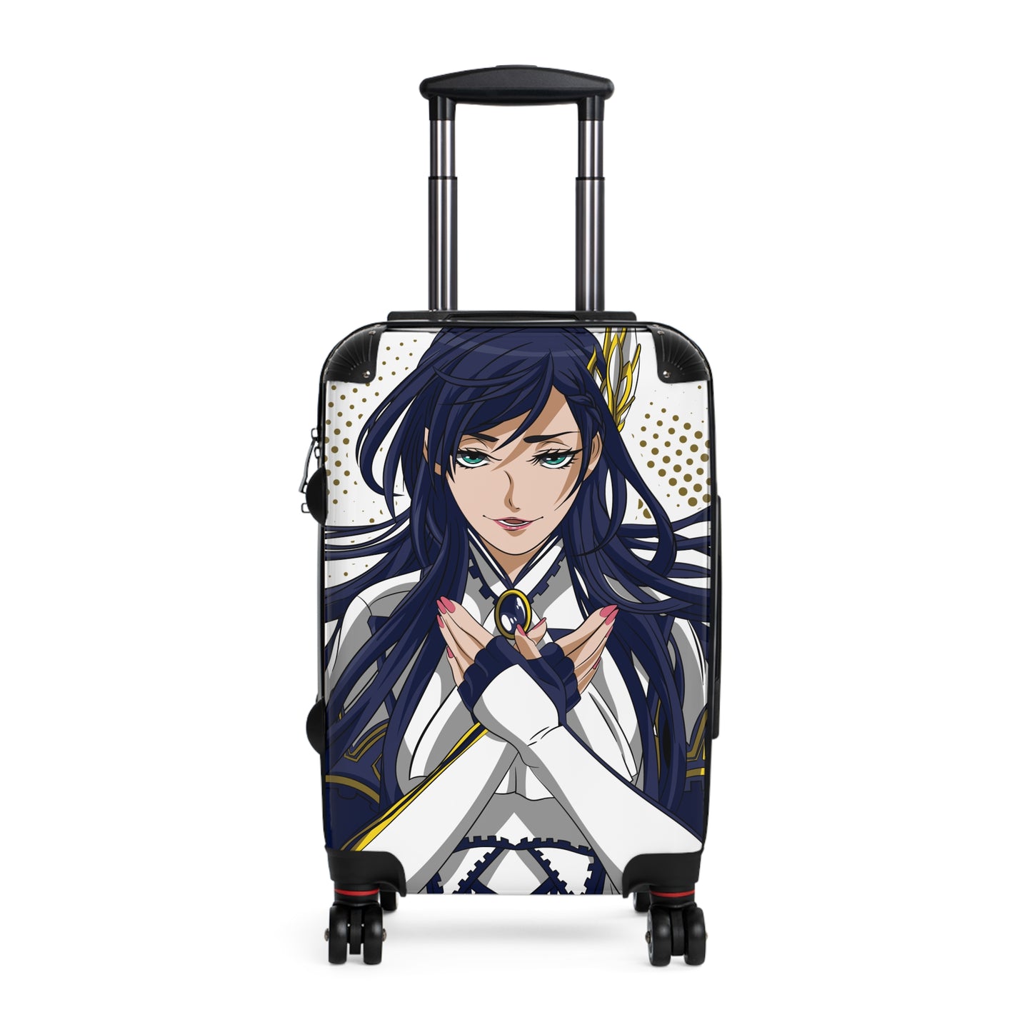 Celestial Guardian: Anime-Style Portrait, Regal Military Uniform