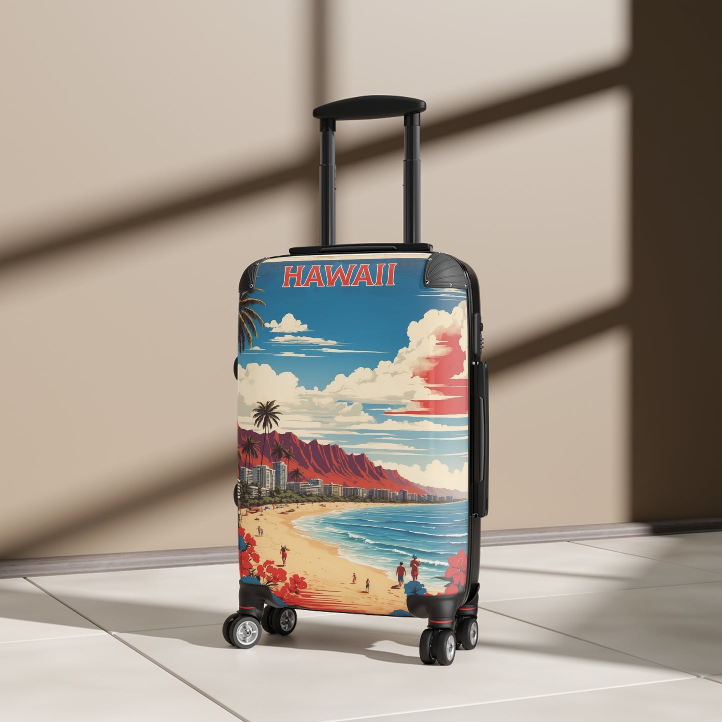 Tropical Paradise: Hawaii'S Golden Shores, Vintage Travel Poster Art Vintage Travel Poster