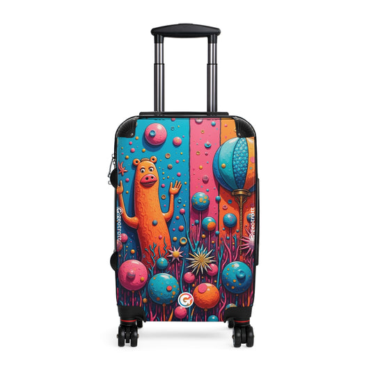 Cyan Wind Beneath Fiery Suns