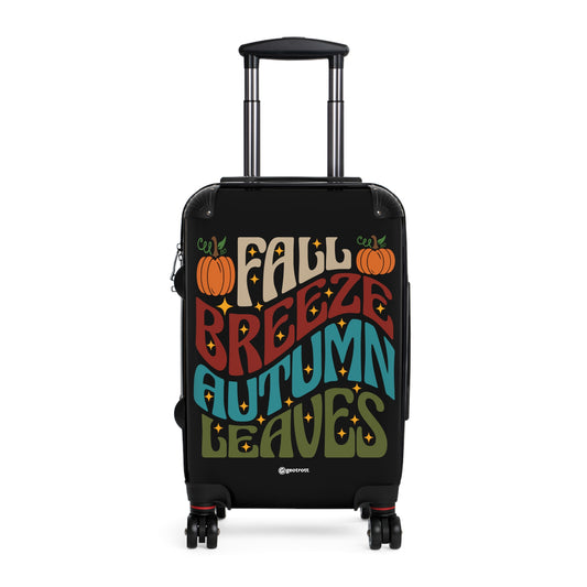 Fall Breeze Autumn Leaves Fall Season Luggage Bag Rolling Suitcase Spinner