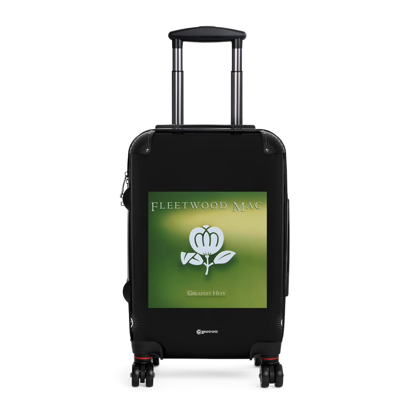FleetWood Mac Greatest Hits Eighties Music Album Luggage Bag Rolling Suitcase Spinner