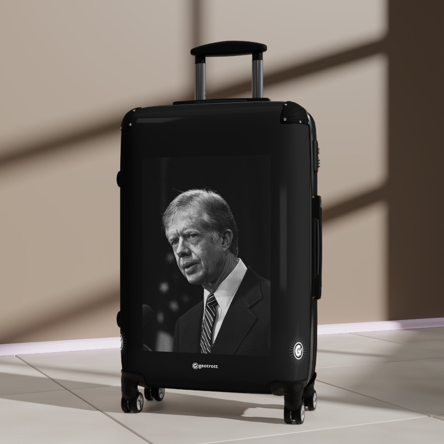 James Earl Jimmy Carter Jr 39Th President 20Th Century Photos Luggage Bag Rolling Suitcase Spinner