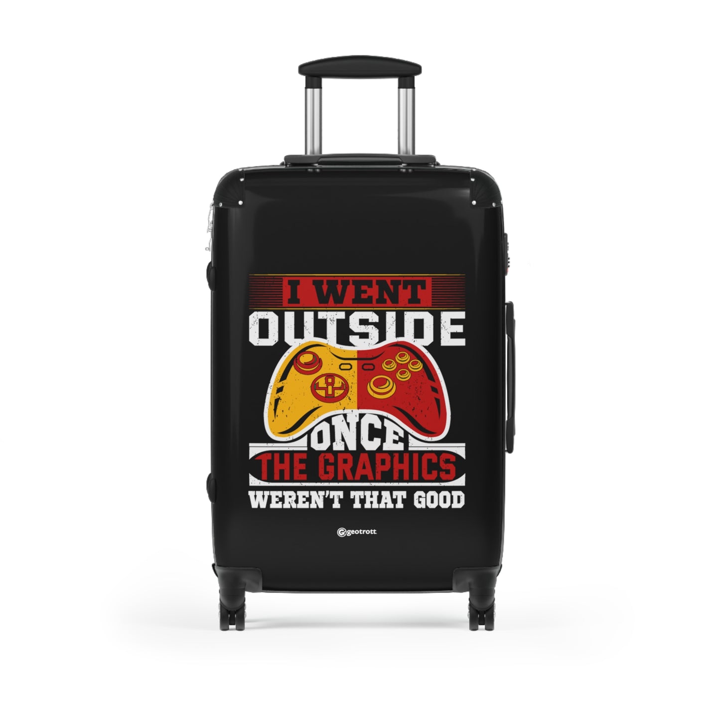 I went Outside once the Graphics weren't that Good Gamer Gaming Suitcase-Bags-Geotrott