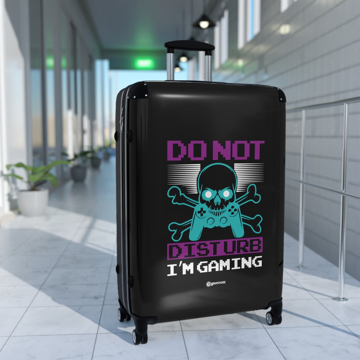 Do Not Disturb I'M Gaming 3 Gamer Gaming Suitcase