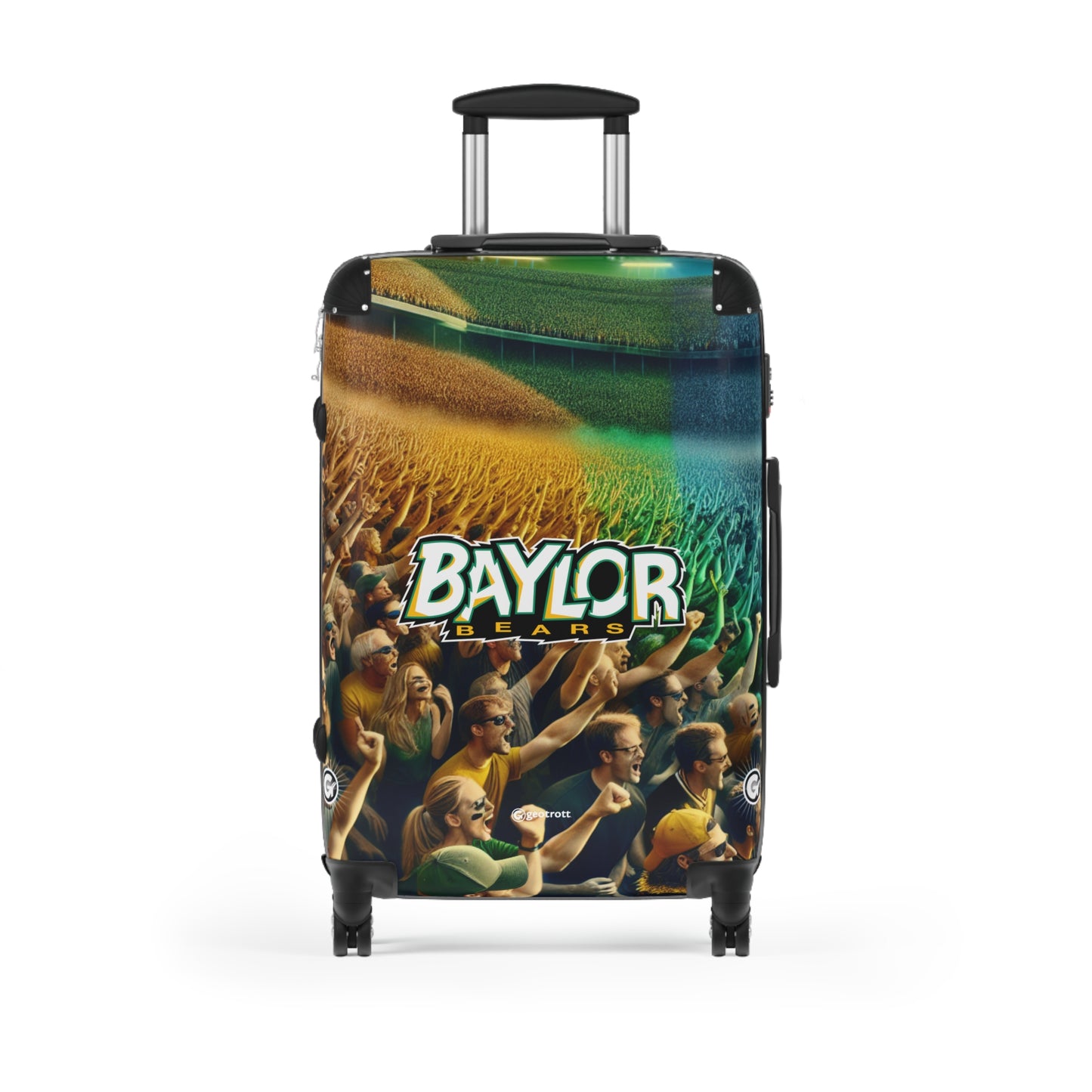 Baylor Bears Football University College Teams Luggage Bag Rolling Suitcase Spinner