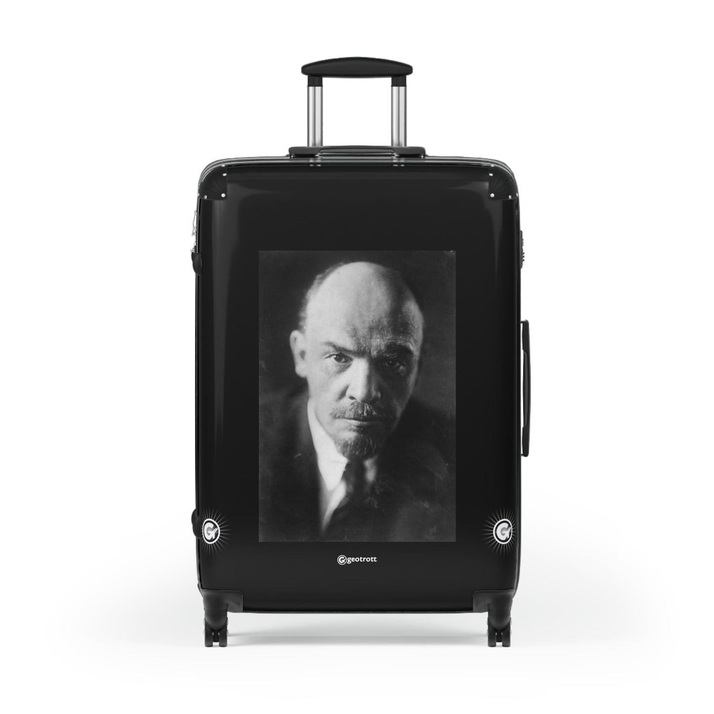 Portrait Of Lenin 1970 20Th Century Photos Luggage Bag Rolling Suitcase Spinner