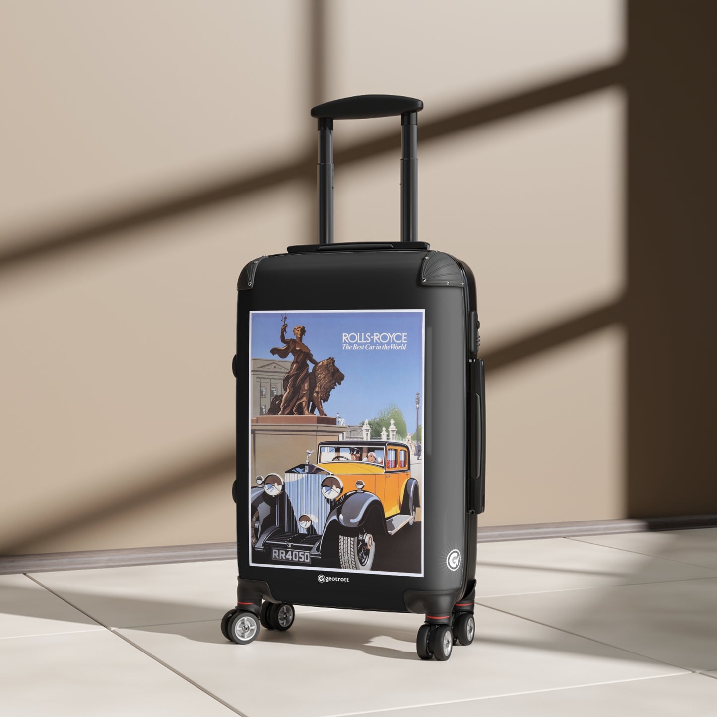 Rolls Royce Rr4050 Vintage Posters Retro Ad Luggage Bag Rolling Suitcase Spinner