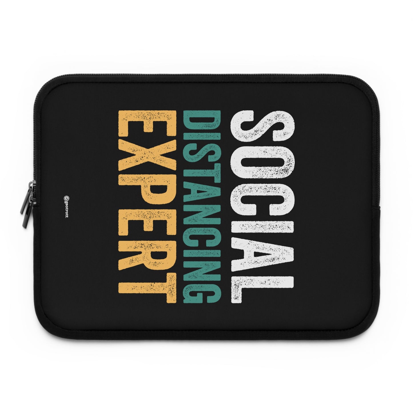 Social Distancing Expert Gamer Gaming Lightweight Smooth Neoprene Laptop Sleeve