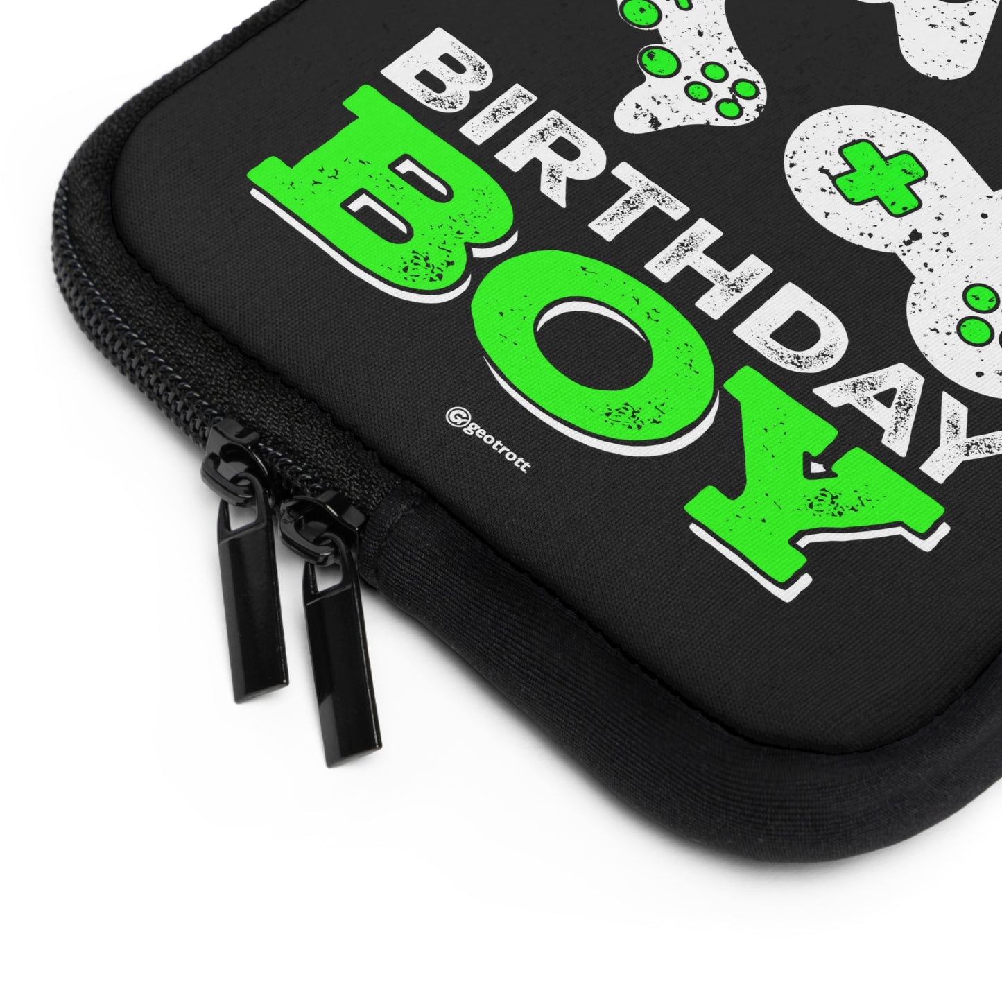 Dad Of The Birthday Boy Gamer Gaming Lightweight Smooth Neoprene Laptop Sleeve