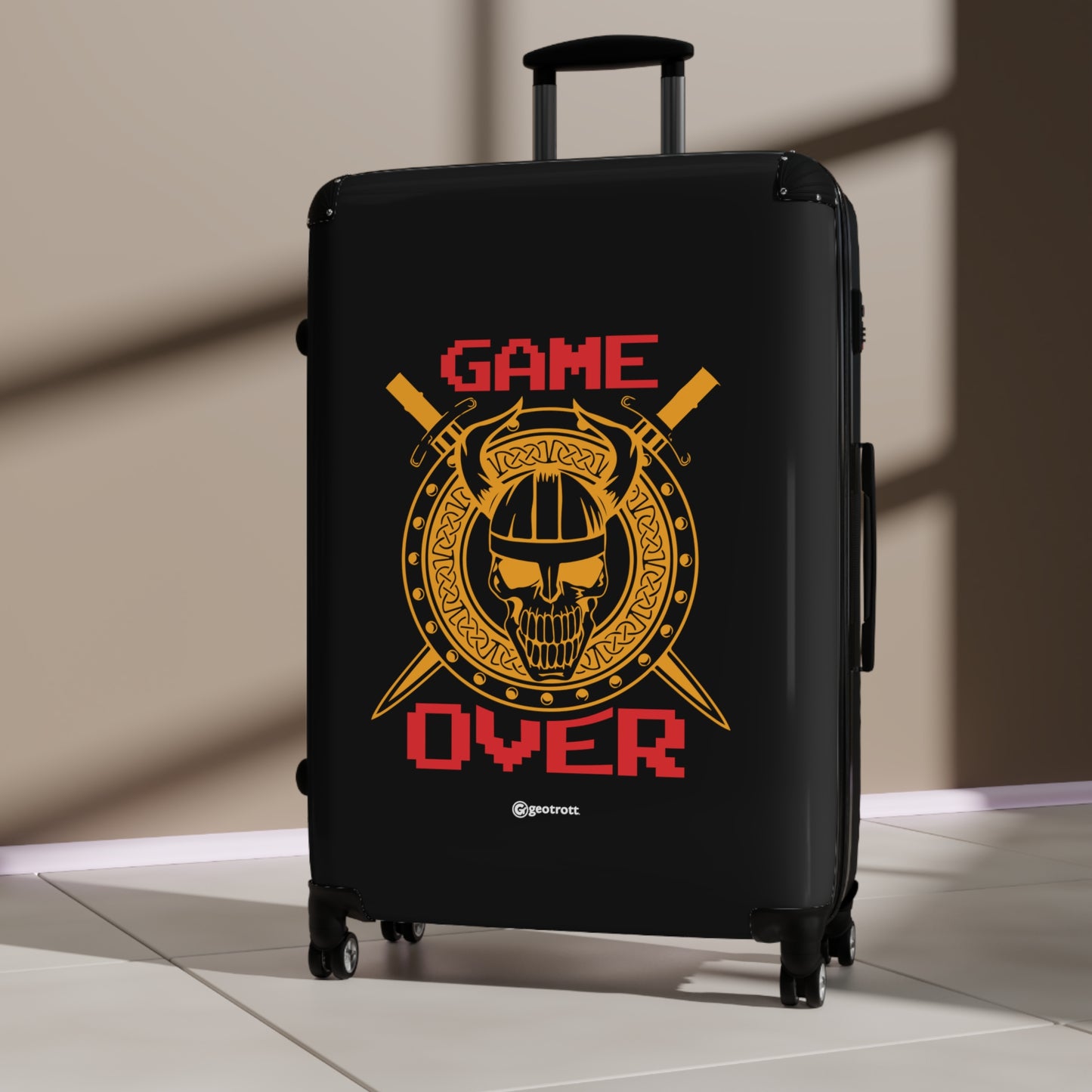 Game Over 3 Gamer Gaming Suitcase-Bags-Geotrott