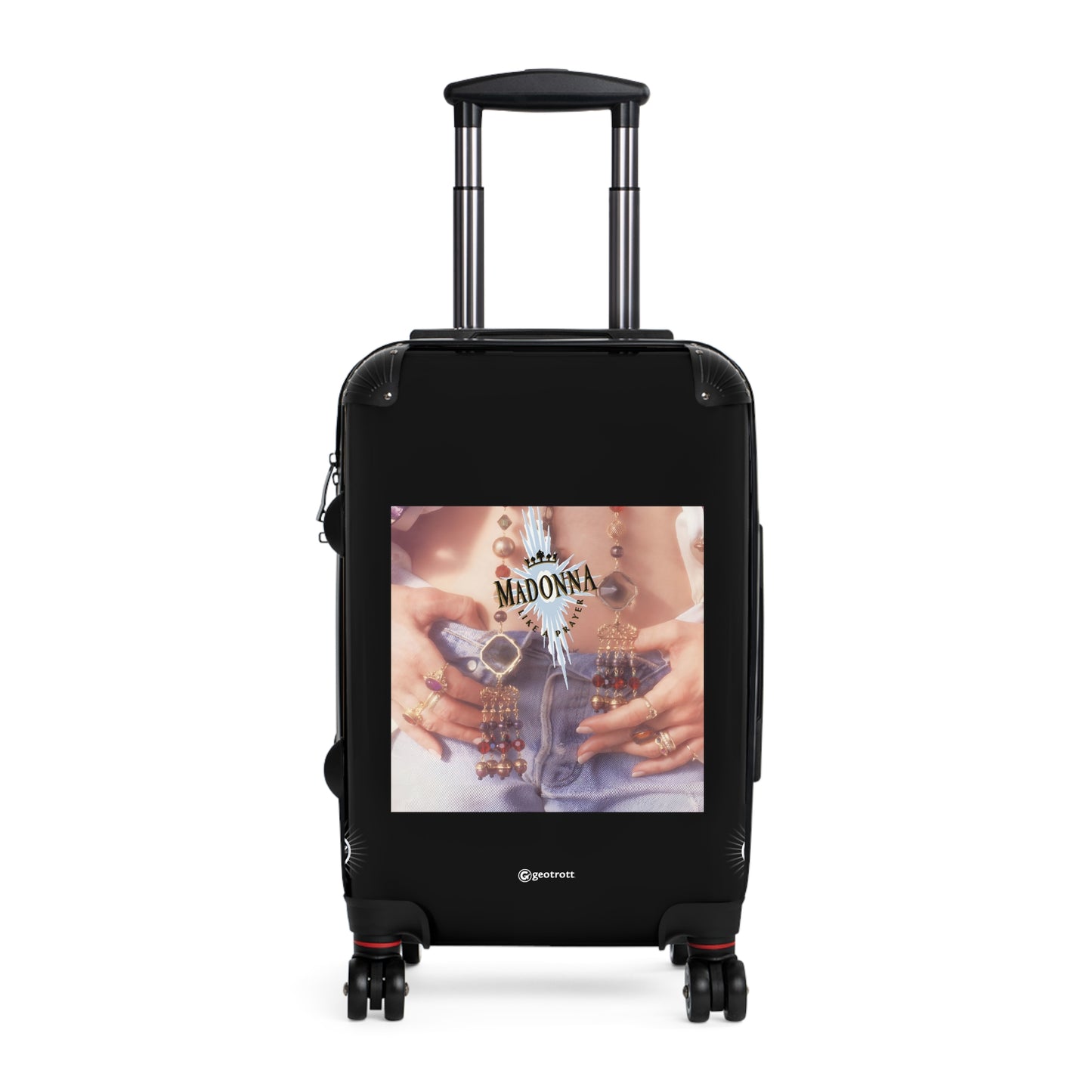 Madonna Like A Prayer Eighties Music Album Luggage Bag Rolling Suitcase Spinner