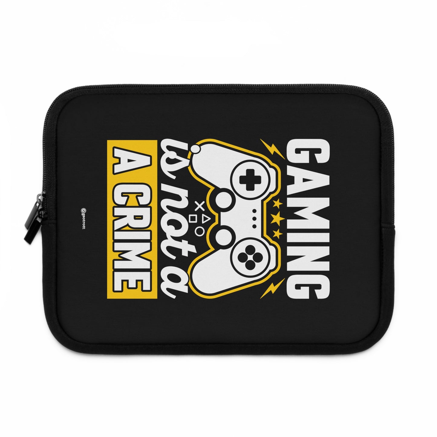 Gaming Is Not A Crime Gamer Gaming Lightweight Smooth Neoprene Laptop Sleeve