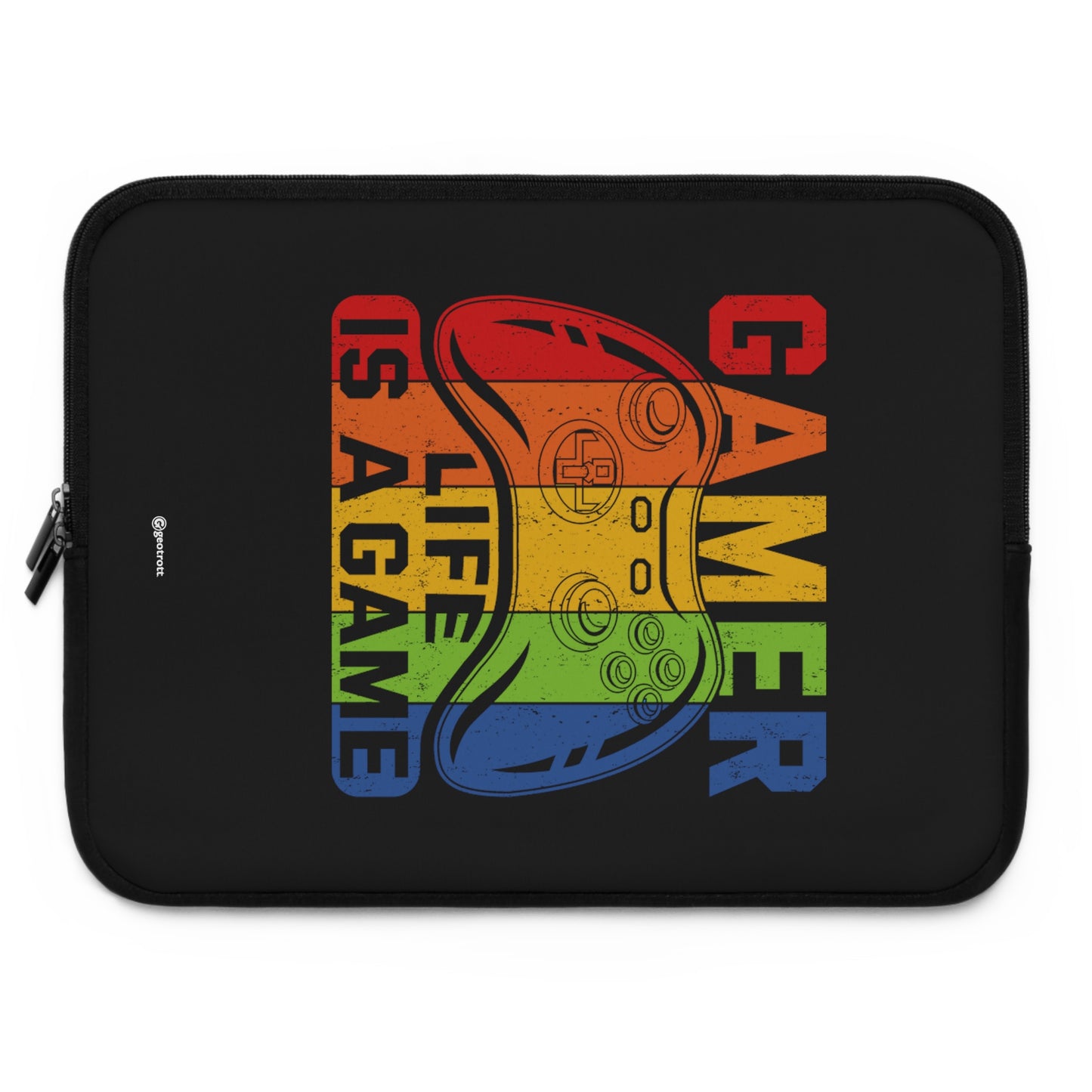 Gamer life is a Game Gamer Gaming Lightweight Smooth Neoprene Laptop Sleeve