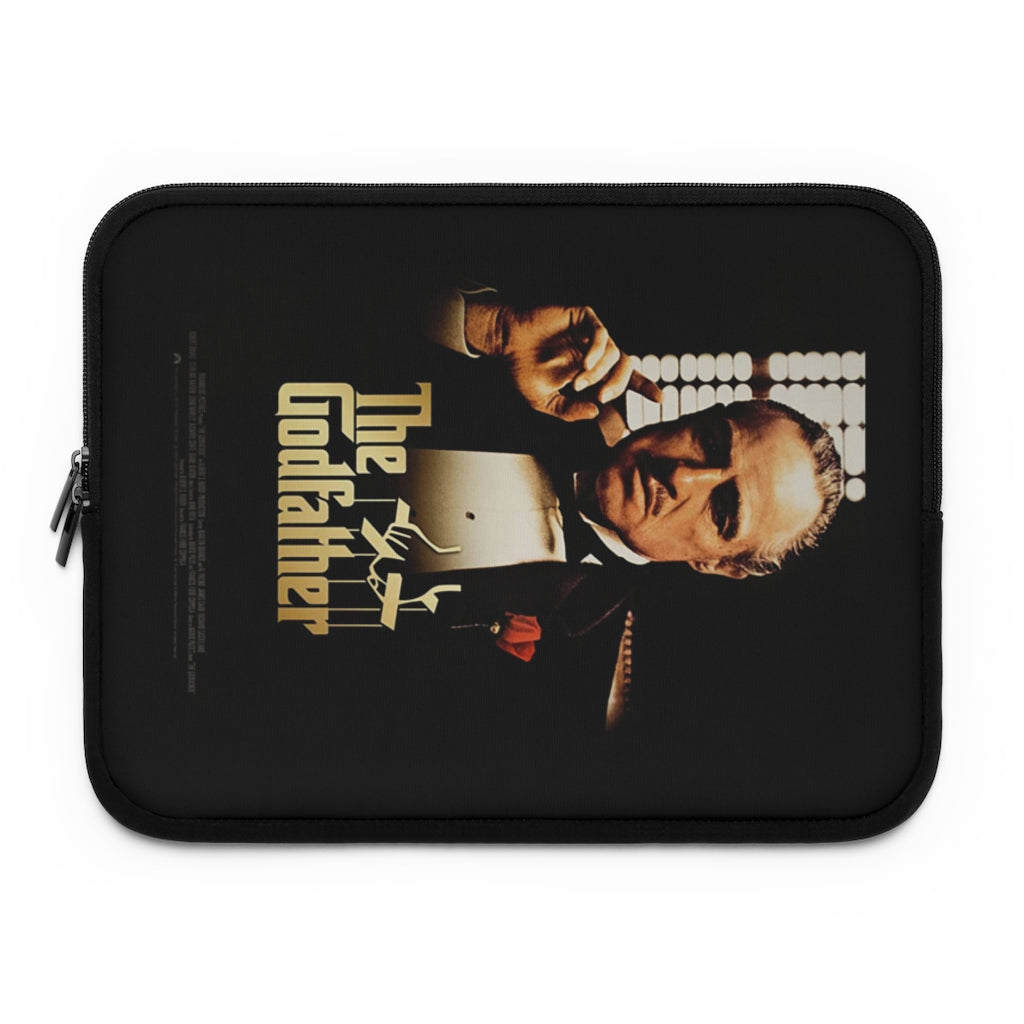 Geotrott The Godfather Movie Poster White Laptop Sleeve