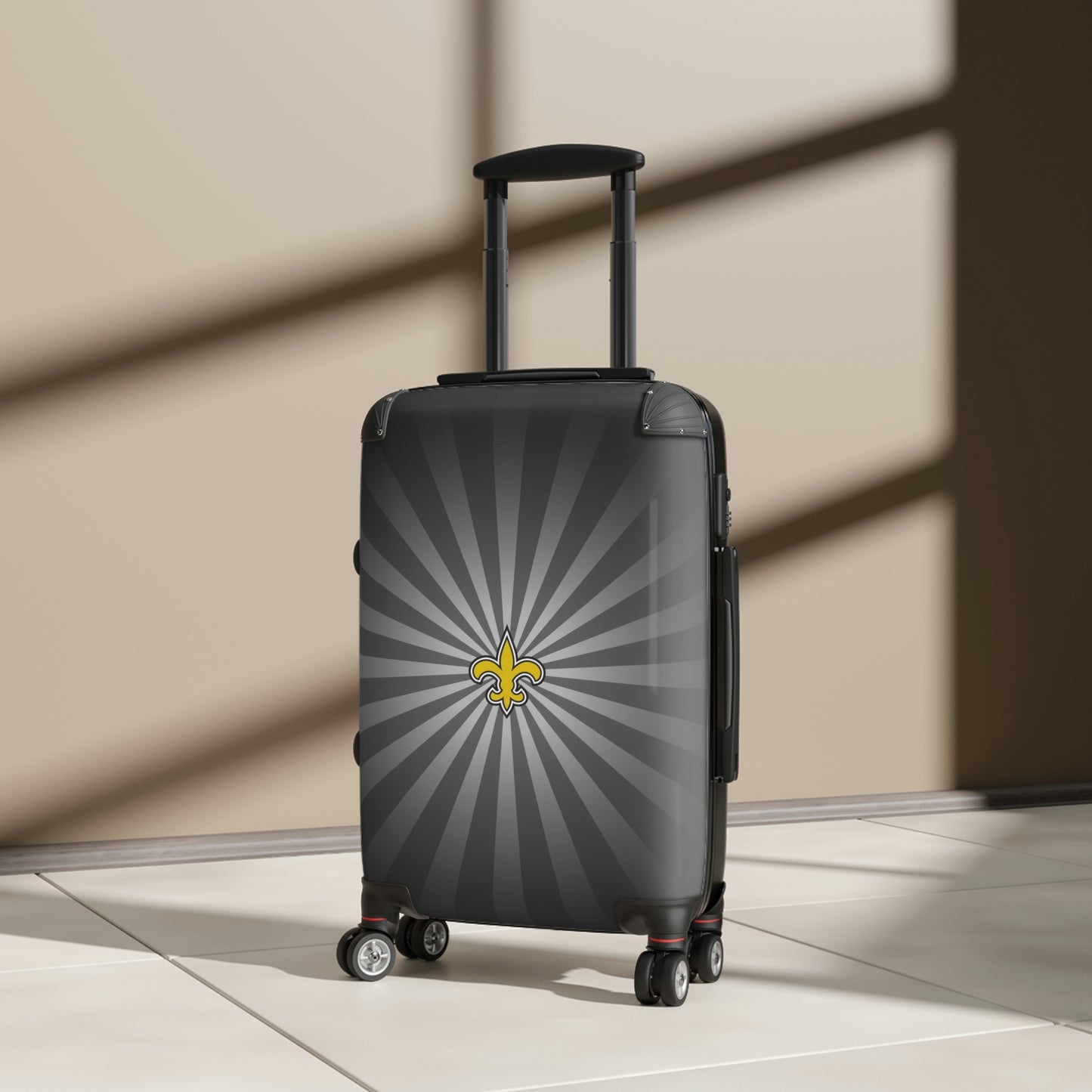 Geotrott New Orleans Saints National Football League Nfl Team Logo Cabin Suitcase Rolling Luggage Checking Bag