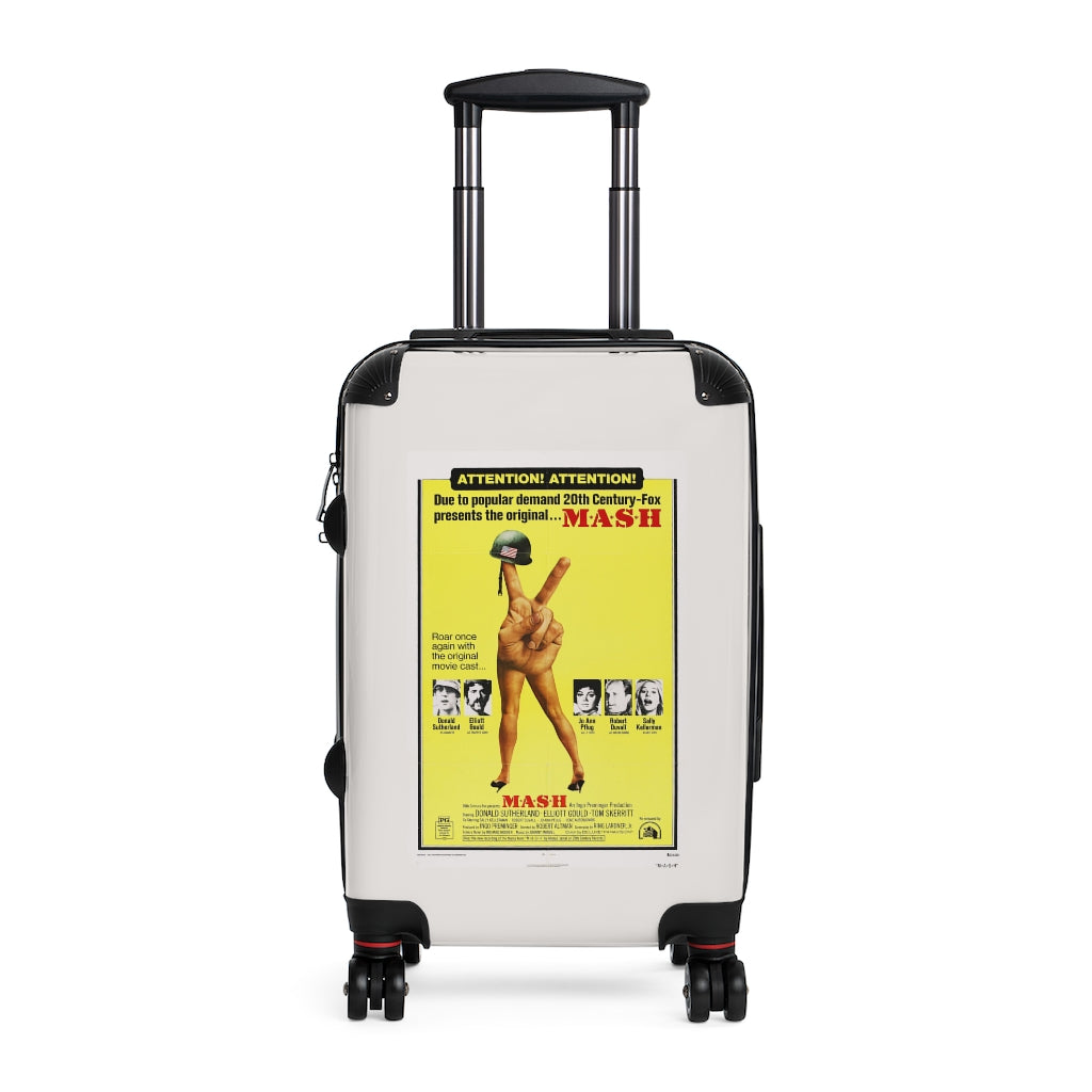 Geotrott Mash Movie Poster Collection Cabin Suitcase Extended Storage Adjustable Telescopic Handle Double Wheeled Polycarbonate Hard-Shell Built-In Lock