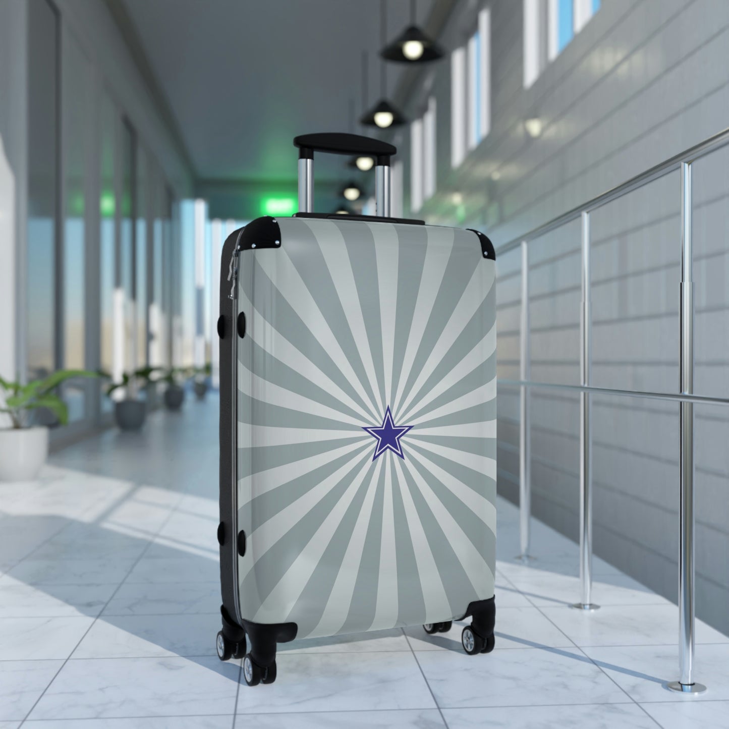 Geotrott Dallas Cowboys National Football League Nfl Team Logo Cabin Suitcase Rolling Luggage Checking Bag