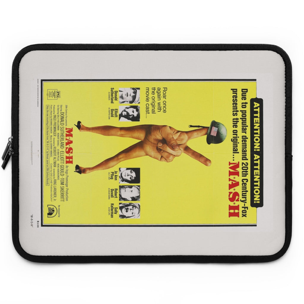Geotrott Mash Movie Poster Red Laptop Sleeve
