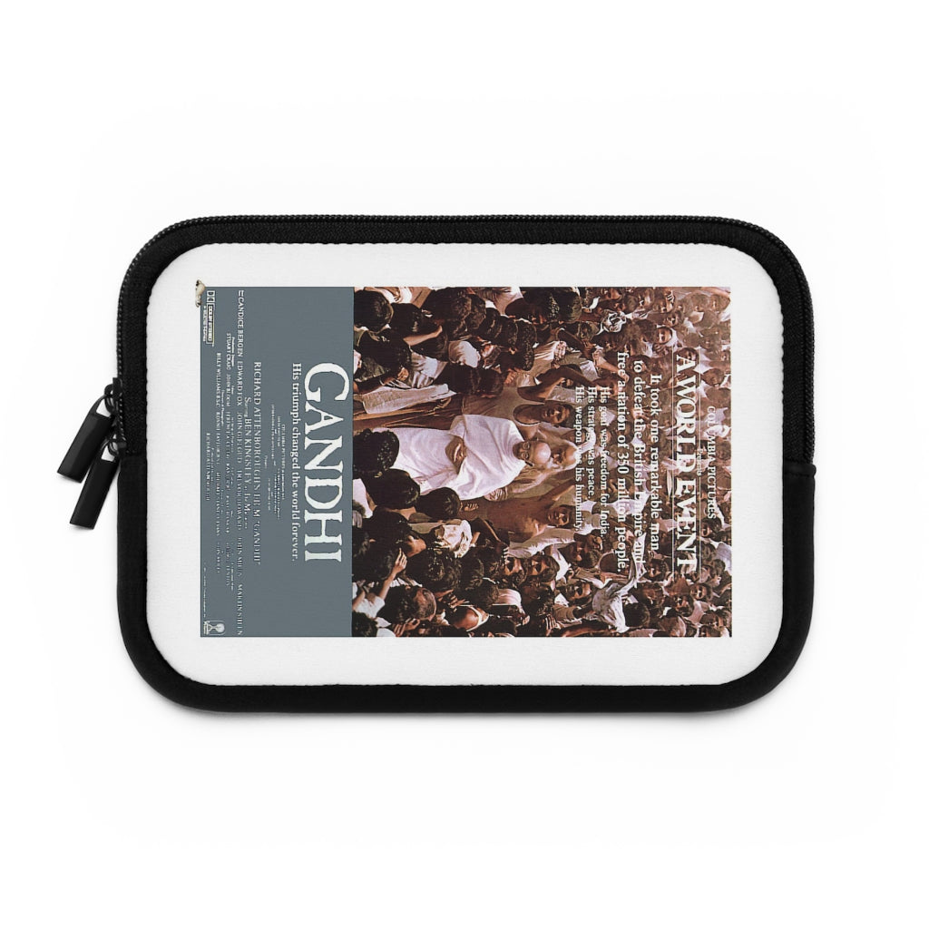 Geotrott Gandhi Movie Poster White Laptop Sleeve