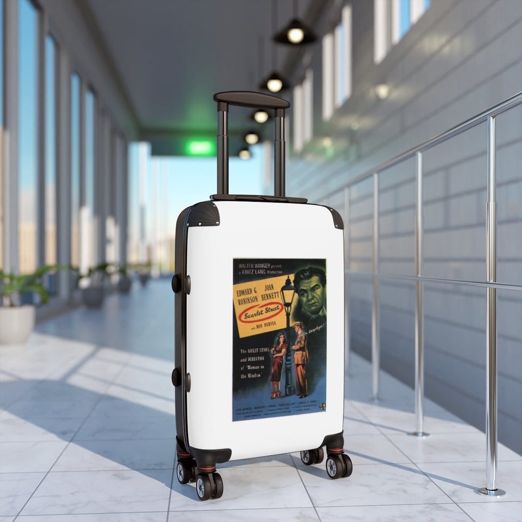 Geotrott Scarlet Street Movie Poster Collection Cabin Suitcase Extended Storage Adjustable Telescopic Handle Double wheeled Polycarbonate Hard-shell Built-in Lock-Bags-Geotrott