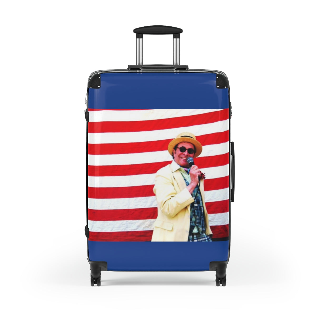 Geotrott Coney Island Beach Aquarium Luna Park Governor Black Cabin Suitcase Extended Storage Adjustable Telescopic Handle Double Wheeled Polycarbonate Hard-Shell Built-In Lock