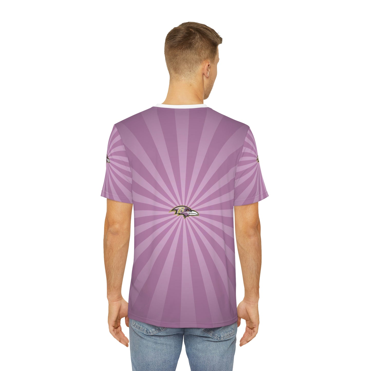 Geotrott NFL Baltimore Ravens Men's Polyester All Over Print Tee T-Shirt-All Over Prints-Geotrott