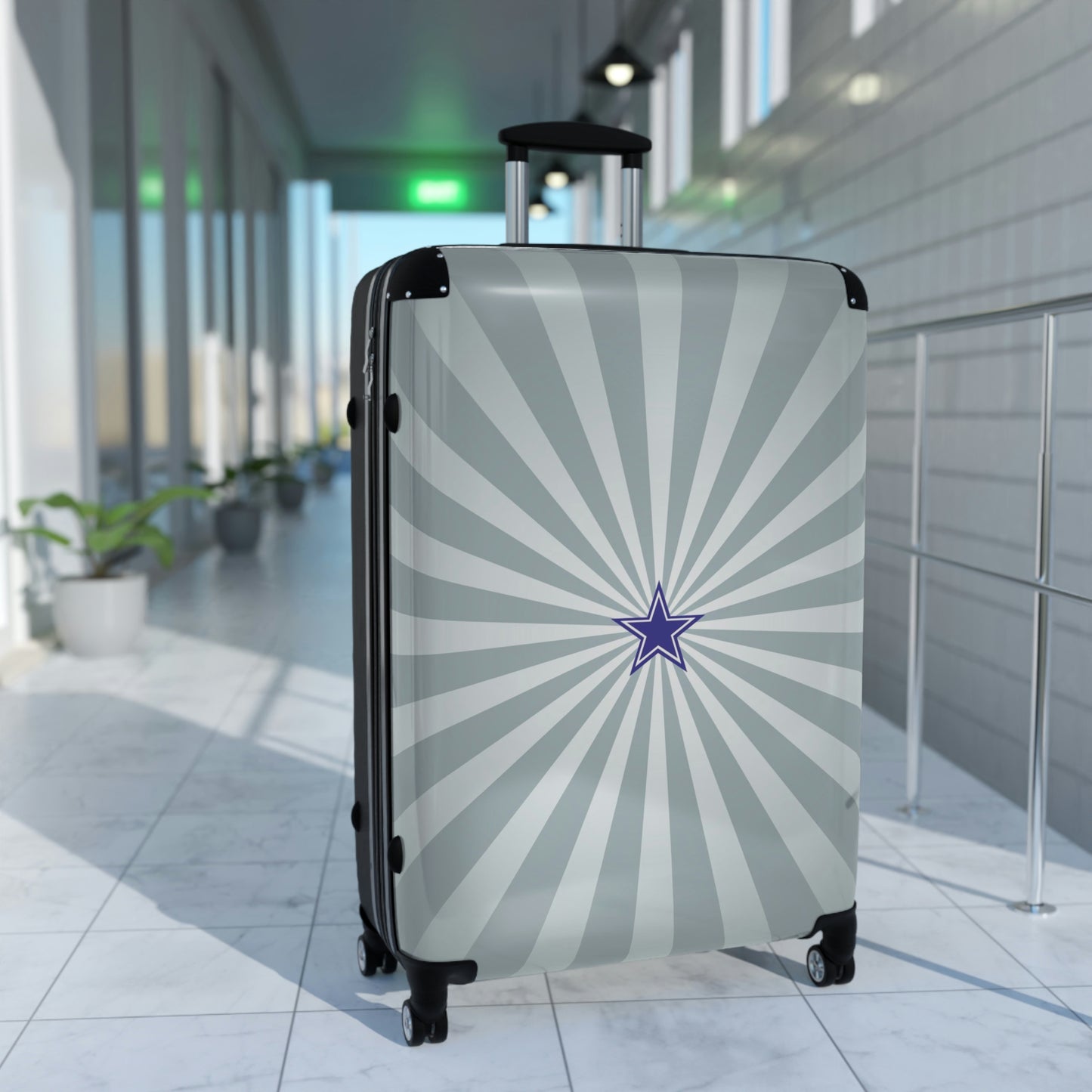 Geotrott Dallas Cowboys National Football League Nfl Team Logo Cabin Suitcase Rolling Luggage Checking Bag