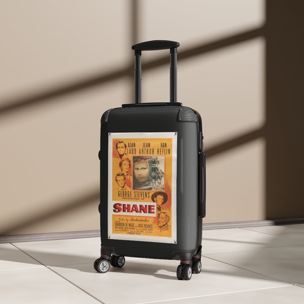 Geotrott Shane Movie Poster Collection Cabin Suitcase Extended Storage Adjustable Telescopic Handle Double wheeled Polycarbonate Hard-shell Built-in Lock-Bags-Geotrott
