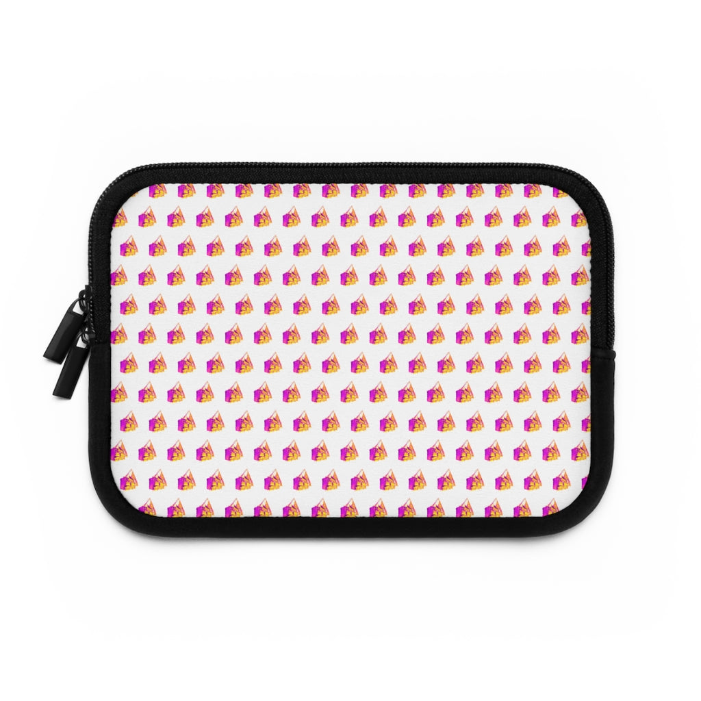 Getrott Old Sail Ships Pattern White Laptop Sleeve-Laptop Sleeve-Geotrott