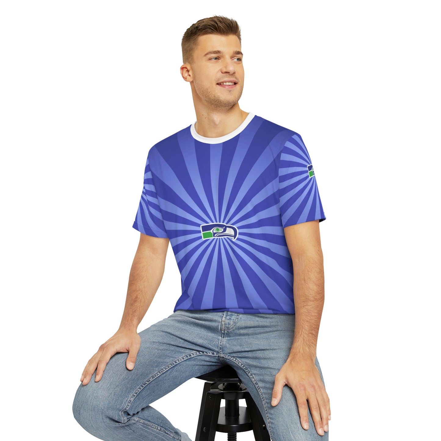 Geotrott NFL NO NAME2 Men's Polyester All Over Print Tee T-Shirt-All Over Prints-Geotrott