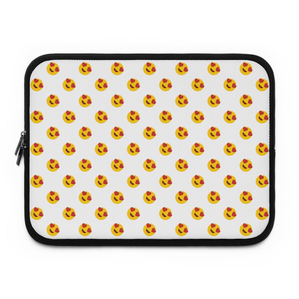 Getrott Emoji Smilling Face with Heart Eyes Laptop Sleeve-Laptop Sleeve-Geotrott