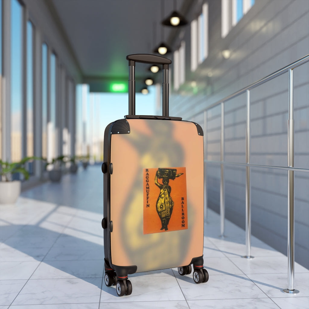 Getrott Raggamuffin Ballroom NYC Nightclub Flyer Cabin Suitcase Inner Pockets Extended Storage Adjustable Telescopic Handle Inner Pockets Double wheeled Polycarbonate Hard-shell Built-in Lock