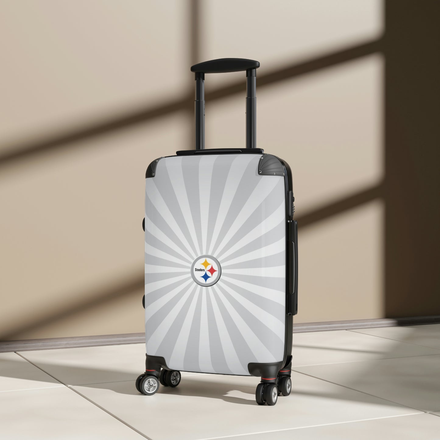 Geotrott Pittsburgh Steelers National Football League Nfl Team Logo Cabin Suitcase Rolling Luggage Checking Bag