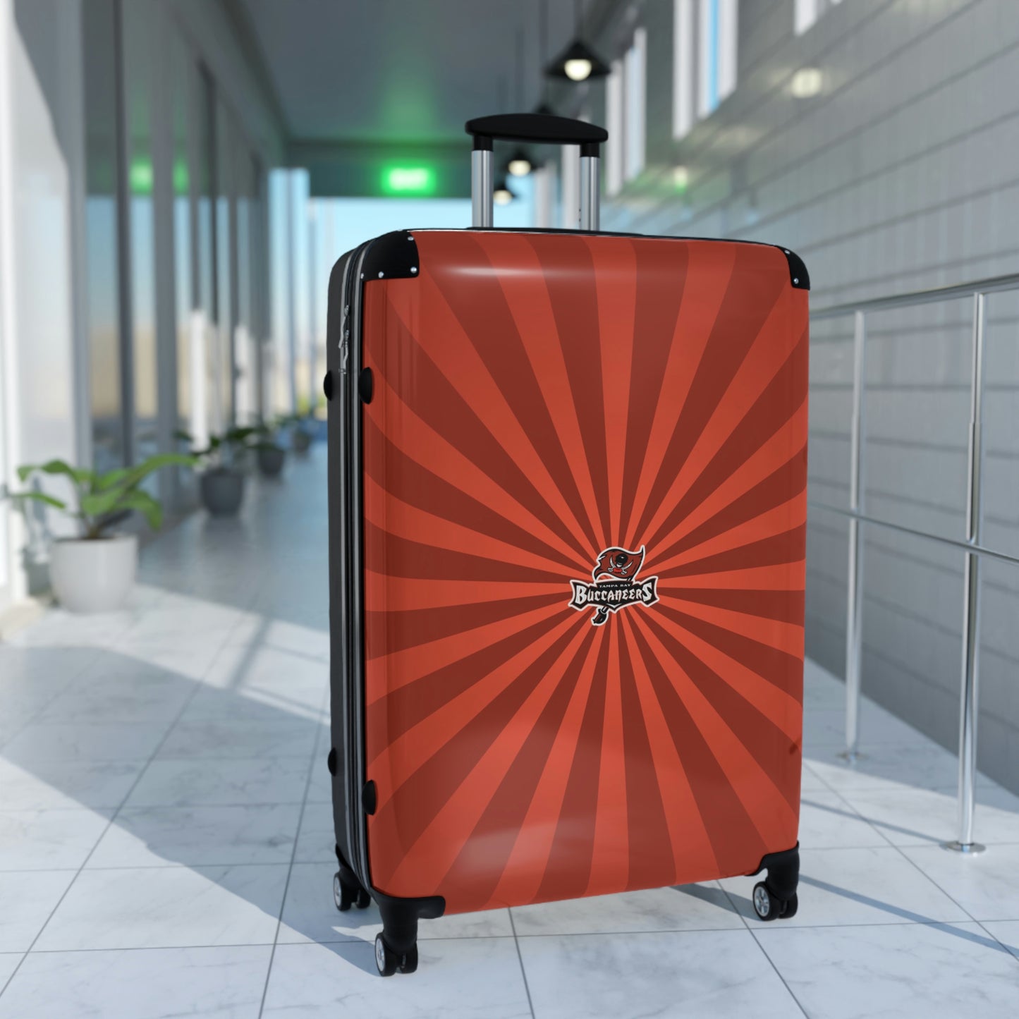 Geotrot Miami Dolphins National Football League Nfl Team Logo Cabin Suitcase Rolling Luggage Checking Bag