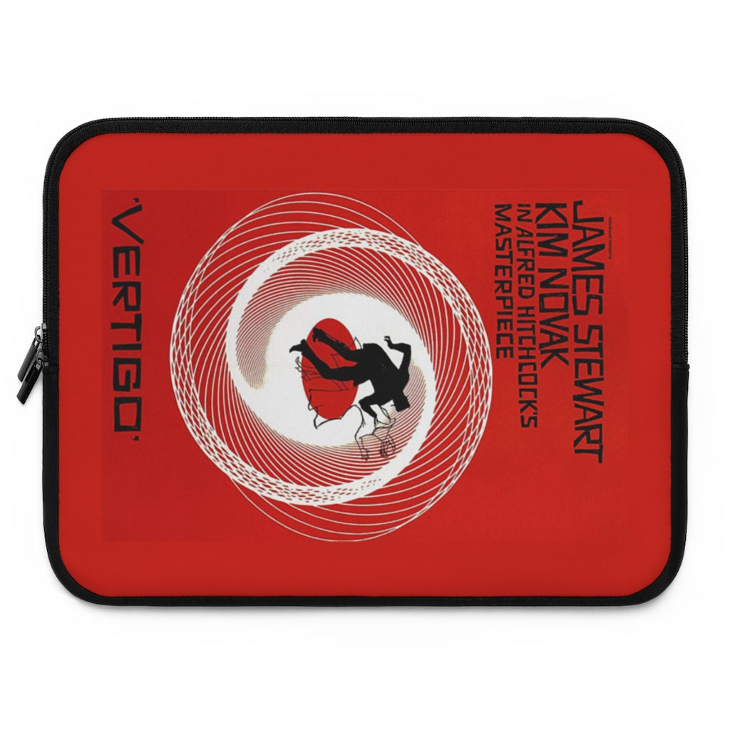Geotrott Vertigo Movie Poster Red Laptop Sleeve