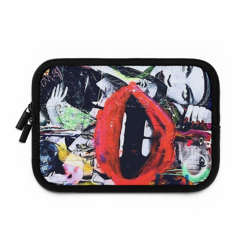 Getrott Eddy Bogaert Graffity Art Red Lips Laptop Sleeve-Laptop Sleeve-Geotrott