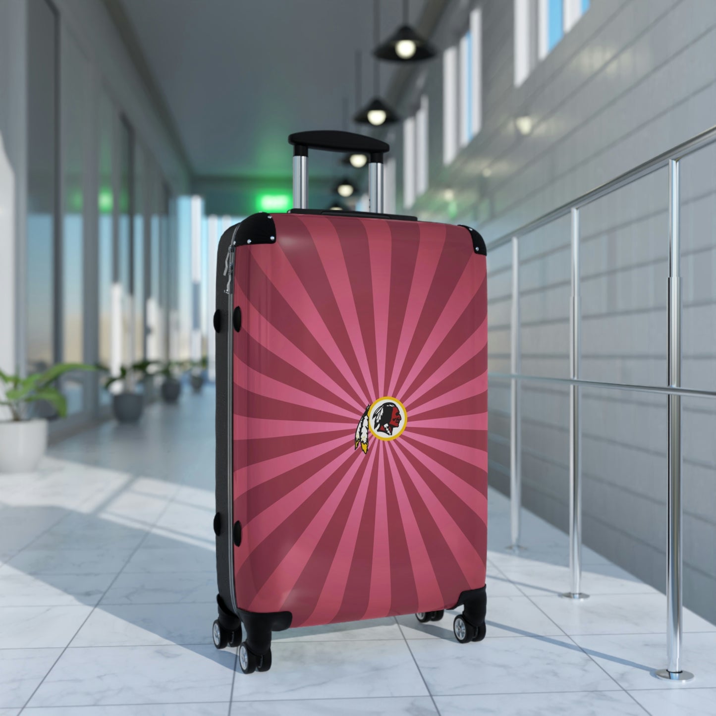 Geotrott Washington Redskins National Football League NFL Team Logo Cabin Suitcase Rolling Luggage Checking Bag-Bags-Geotrott