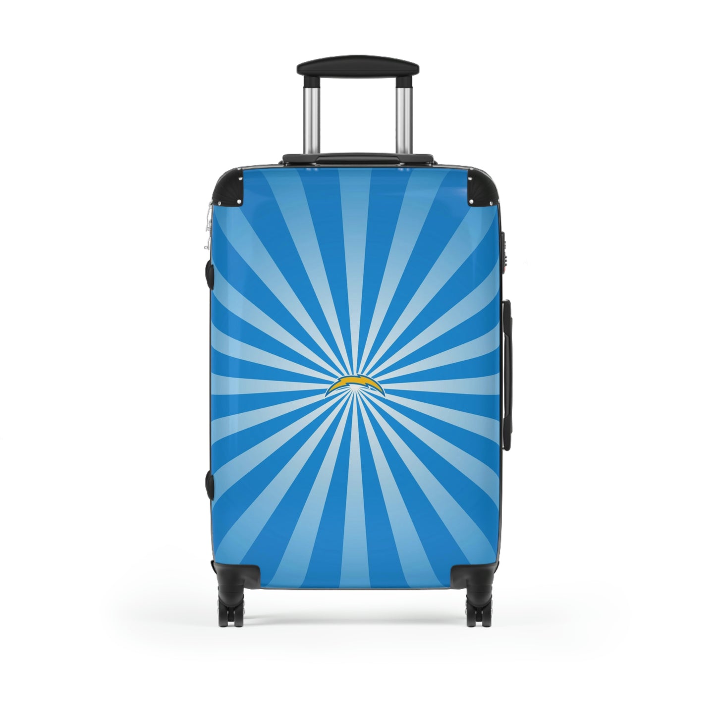 Geotrott Los Angeles Chargers National Football League Nfl Team Logo Cabin Suitcase Rolling Luggage Checking Bag