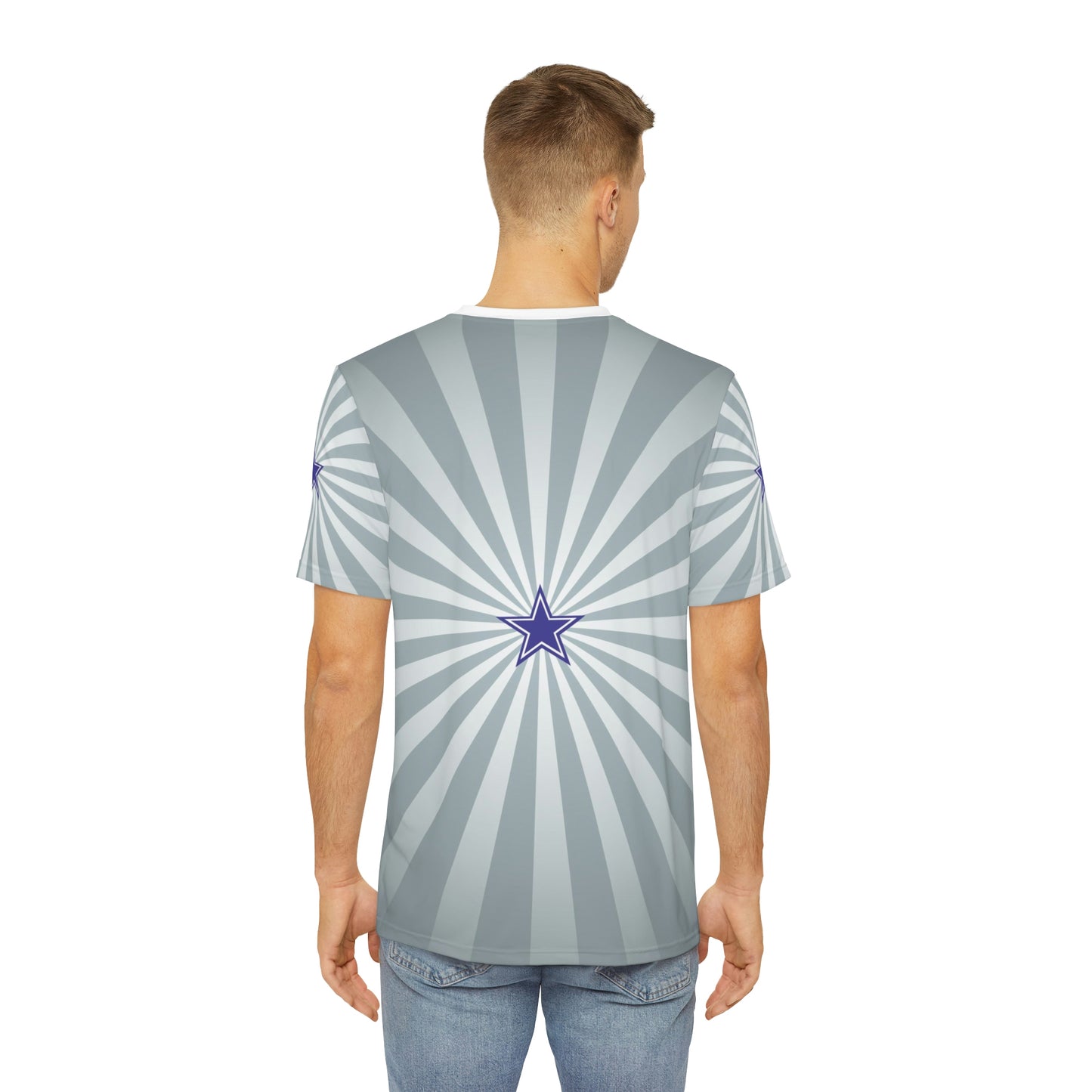 Geotrott NFL Dallas Cowboys Men's Polyester All Over Print Tee T-Shirt-All Over Prints-Geotrott