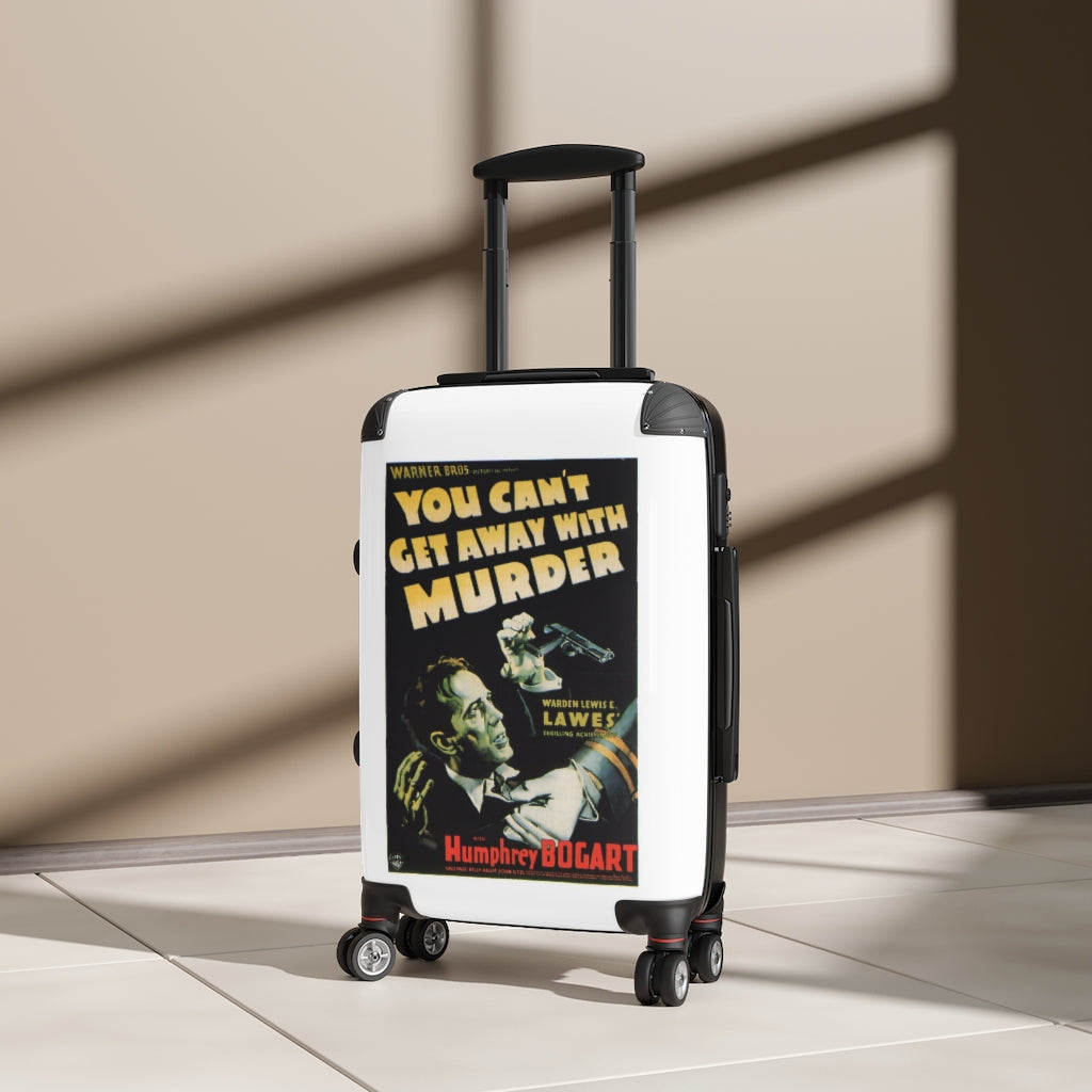 Geotrott You Can'T Get Away With Murder Movie Poster Collection Cabin Suitcase Extended Storage Adjustable Telescopic Handle Double Wheeled Polycarbonate Hard-Shell Built-In Lock