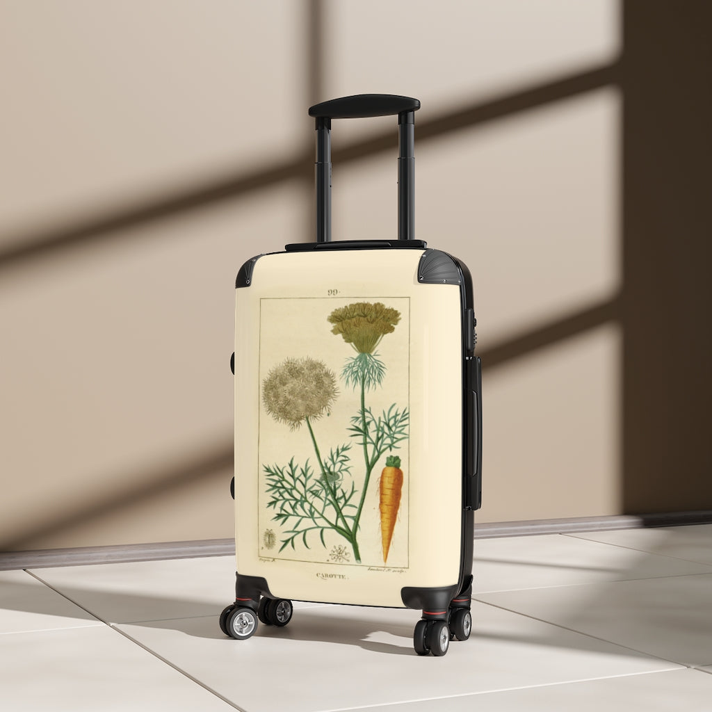 Getrott Carotte Carrot Plant Farm Collection Cabin Suitcase Extended Storage Adjustable Telescopic Handle Double wheeled Polycarbonate Hard-shell Built-in Lock-Bags-Geotrott