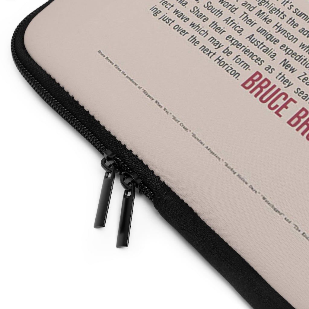 Geotrott The Endless Summer Movie Poster Red Laptop Sleeve