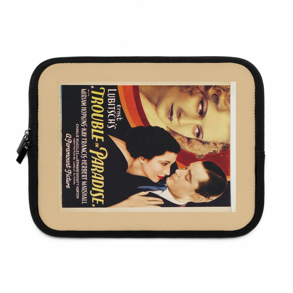 Geotrott Trouble In Paradise Movie Poster Laptop Sleeve