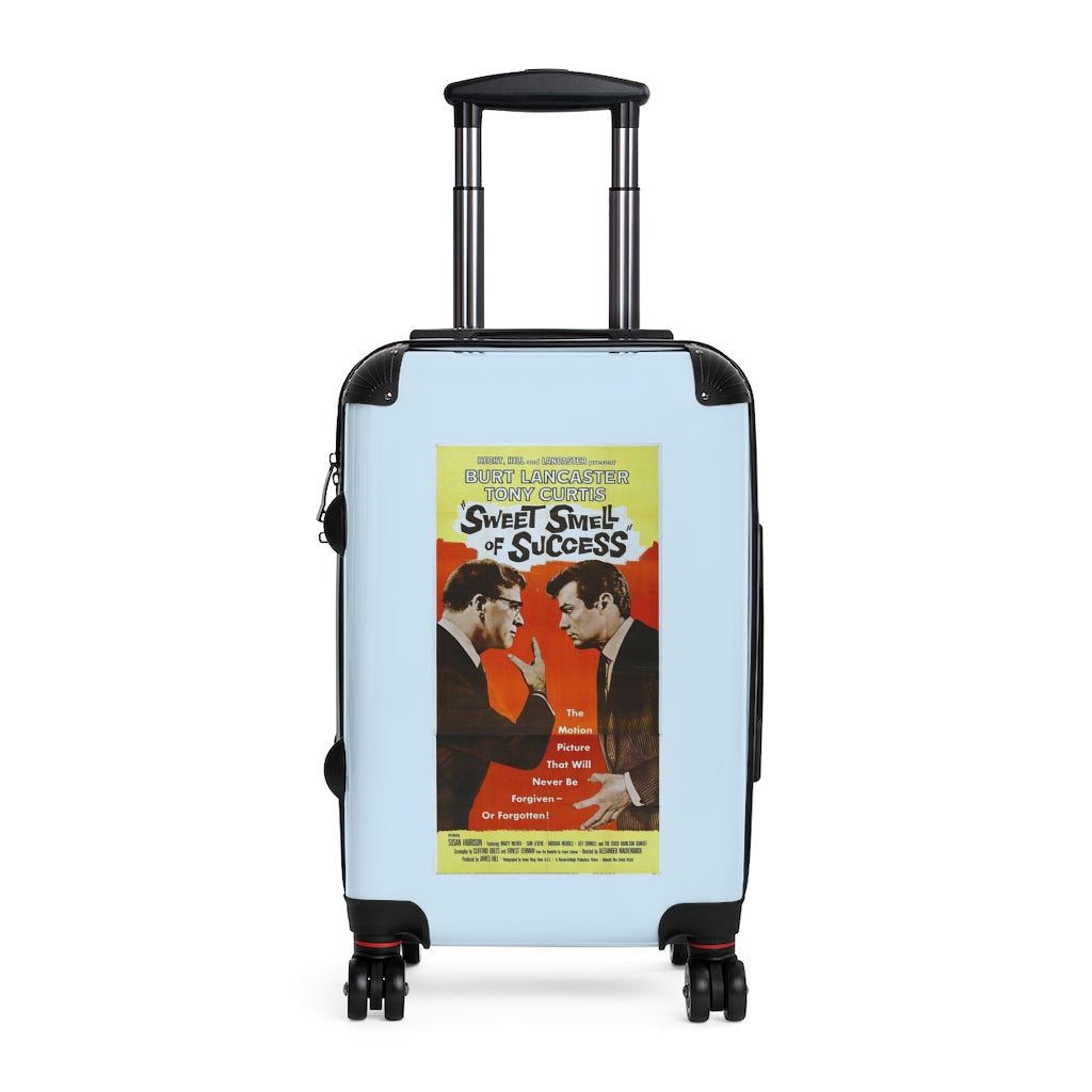 Getrott Sweet Smell of Success Movie Poster Collection Cabin Suitcase Inner Pockets Extended Storage Adjustable Telescopic Handle Inner Pockets Double wheeled Polycarbonate Hard-shell Built-in Lock