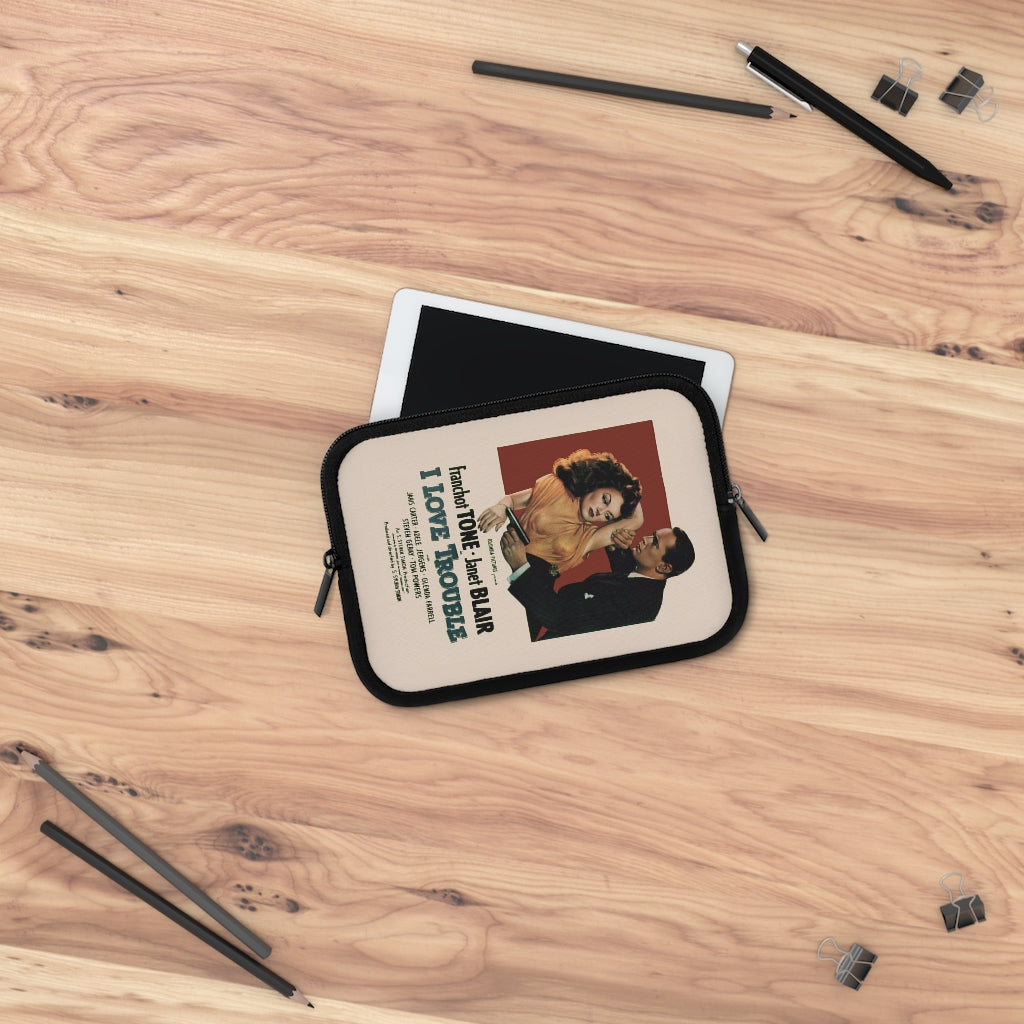 Geotrott I Love Trouble Movie Poster Laptop Sleeve