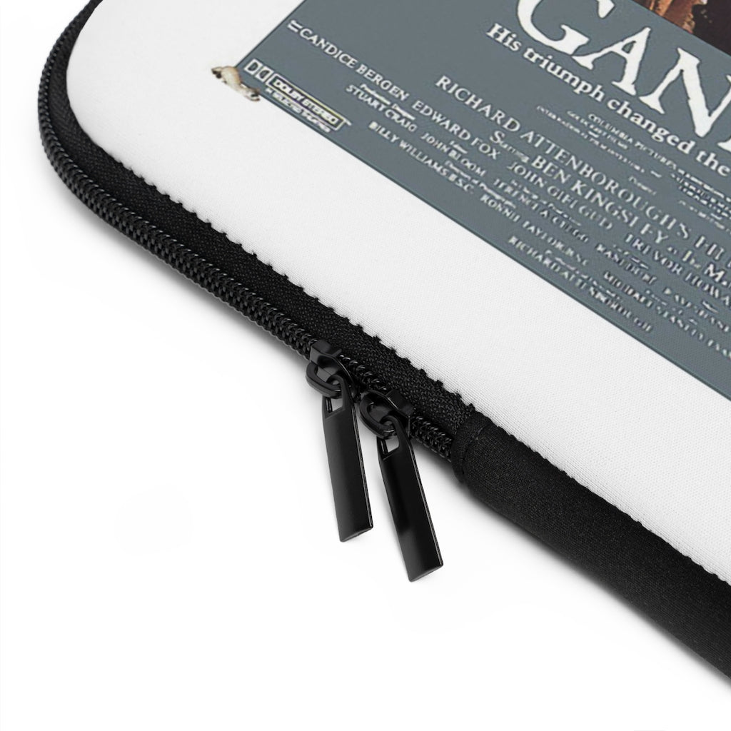 Geotrott Gandhi Movie Poster White Laptop Sleeve