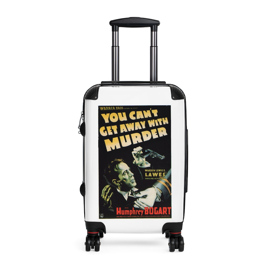 Geotrott You Can'T Get Away With Murder Movie Poster Collection Cabin Suitcase Extended Storage Adjustable Telescopic Handle Double Wheeled Polycarbonate Hard-Shell Built-In Lock