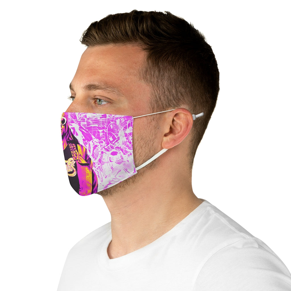 Geotrott Face Mask Nirvana Kurt Cobain Pink Polyester Fabric