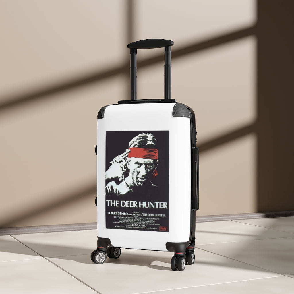 Geotrott The Deer Hunter Movie Poster Collection Cabin Suitcase Extended Storage Adjustable Telescopic Handle Double Wheeled Polycarbonate Hard-Shell Built-In Lock